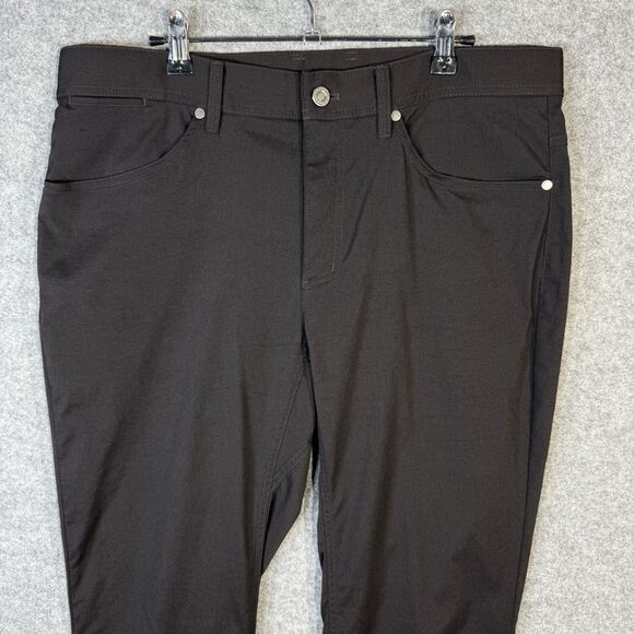 L.L. Bean Mens Explorer Ripstop Pants Tapered Leg Black Color Size 34W 29L - Picture 1 of 13